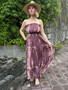 Zenith Smock Top Strapless Dress
