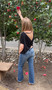Black Twist Back Top