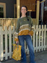 nori big stripe sweater