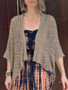 Open Popcorn Cardigan