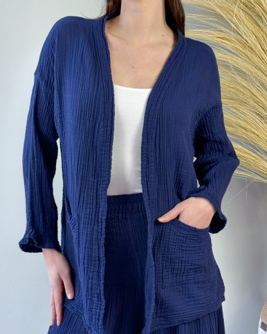 Cotton Gauze Jacket - Banyan Tree