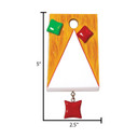 Personalized Corn Hole Board Game Ornament