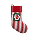 Personalized Kitty Stocking Cat Paw Christmas Ornament