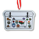 Personalized Tundra Cooler Camping Essentials Ornament