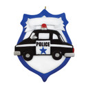 Personalized Police Car Emblem Appreciation Ornament