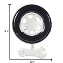 Personalized Auto Car Mechanic Tire and Wrench Ornament