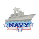 Personalized US Navy Air Craft Carrier Military Ornament