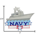 Personalized US Navy Air Craft Carrier Military Ornament