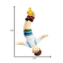 Personalized Bungee Jumping Guy Extreme Activity Ornament