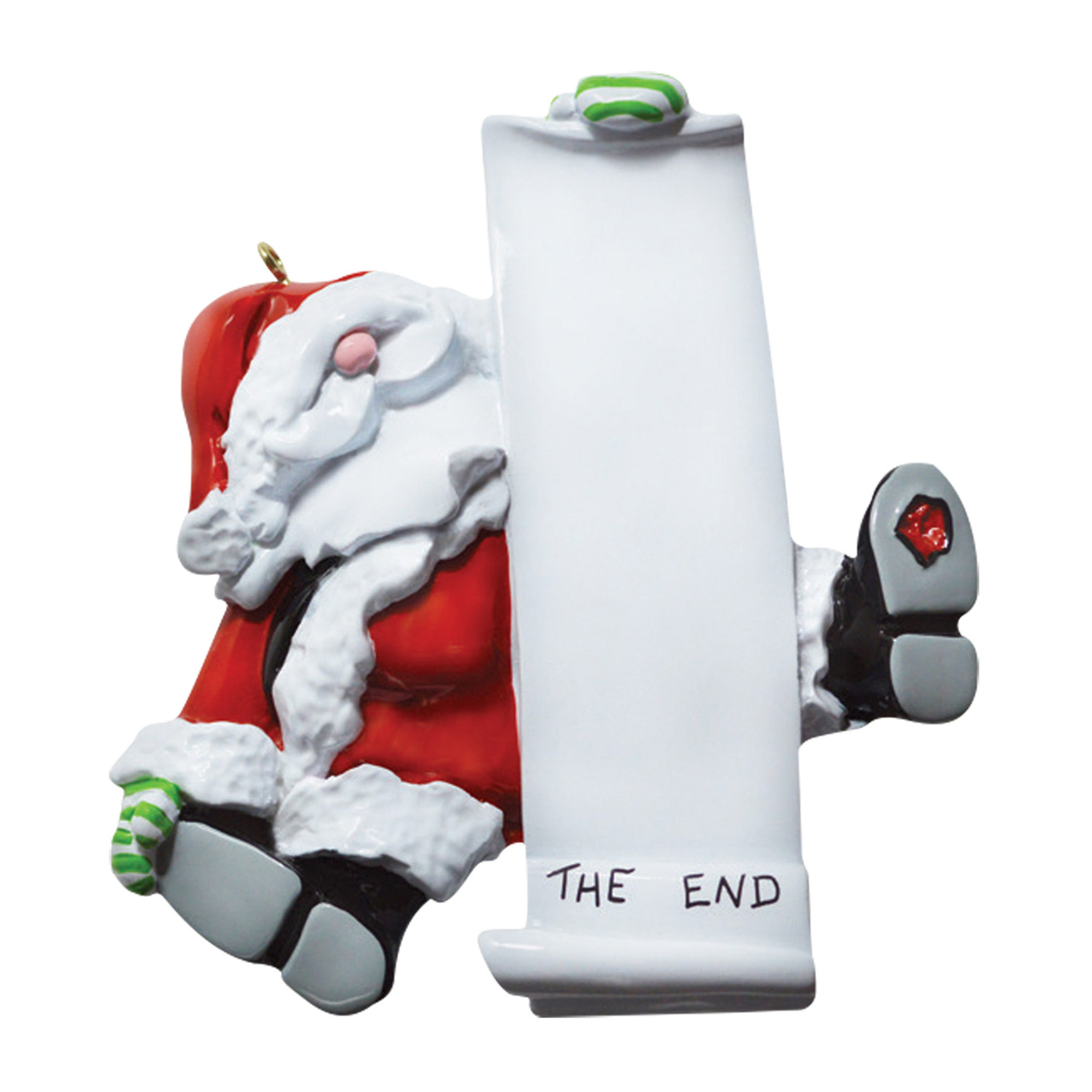 Personalized Santa Claus Long List Christmas Ornament