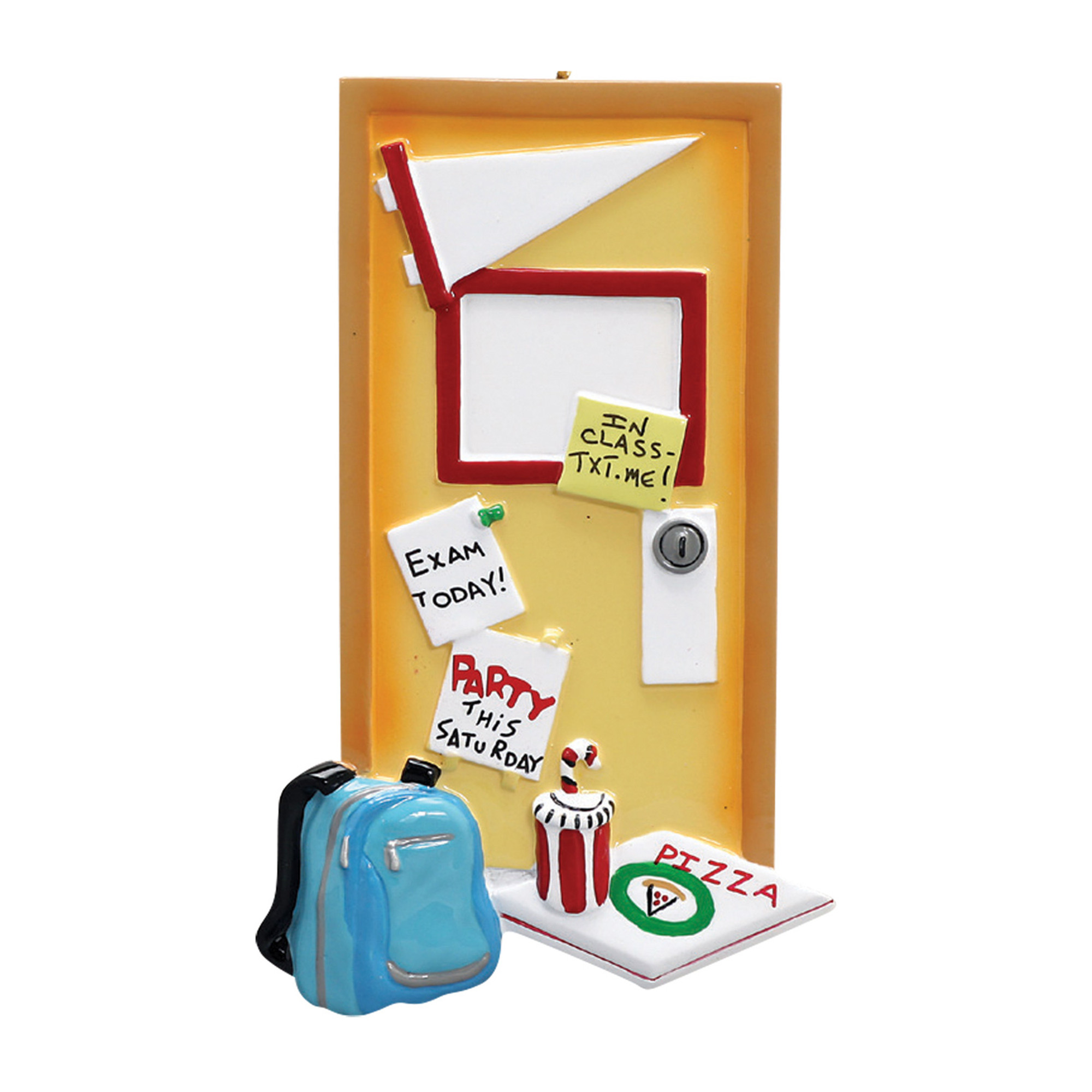Personalized Dorm Door Back to School Ornament