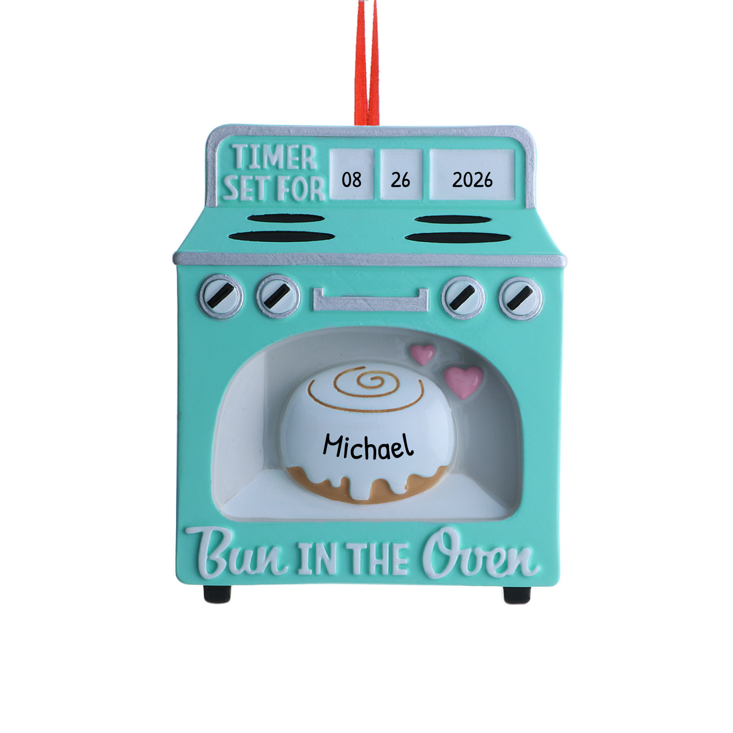 Bun in the Oven Baby Expecting Ornament