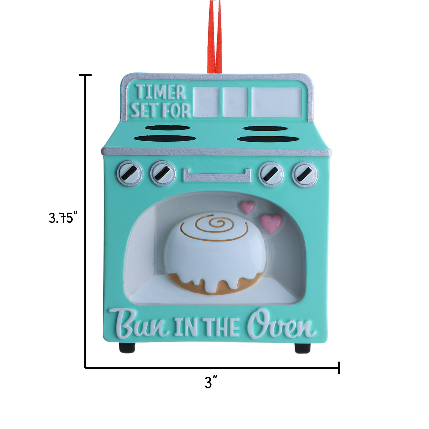 Bun in the Oven Baby Expecting Ornament - Thumbnail 2