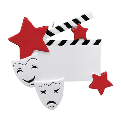 Personalized Art and Theatre Drama and Comedy Ornament