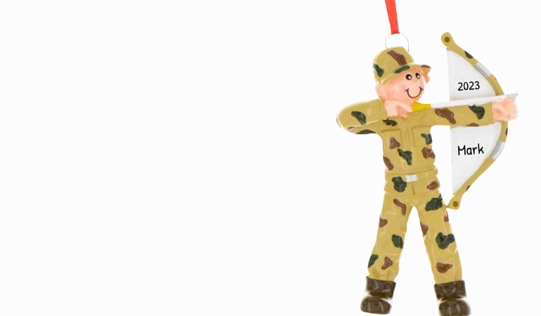 Personalized Archery Ornament Personalized Archery Ornament