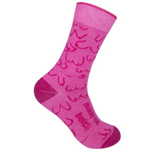 Hooray For Boobies Boob Socks For Women