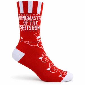 Ringmaster Of The Shit Show Socks — Main