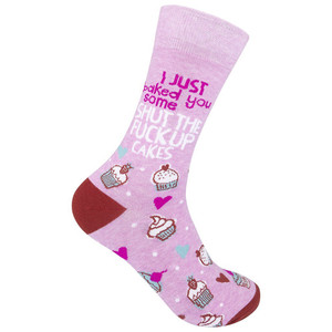 Shut The Fuck Up Cakes Socks For Women