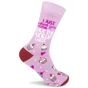 Shut The Fuck Up Cakes Socks For Women — AI-generated product image