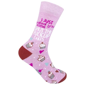 Shut The Fuck Up Cakes Socks For Women