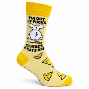I'm Out Of Fucks So Here's A Rat's Ass Socks — Main