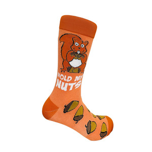 Hold My Nuts Squirrel Socks