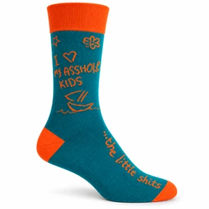 I Love My Asshole Kids Teal — Main