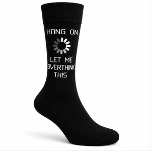 Hang On, Let Me Overthink This Socks — Main