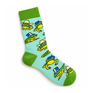 Dapper Hoppers Frogs in Hats Socks — Main