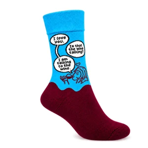 I Was Talking to the Wine Socks for Women — Main