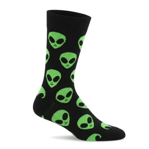 Come In Peace Alien Socks For Men — AI-generated product image