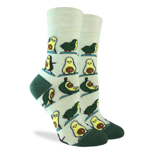 Avocados Doing Yoga Socks For Women Avocados Doing Yoga Socks For Women