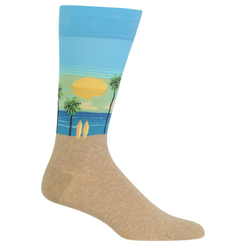Tropical Beach Socks For Men