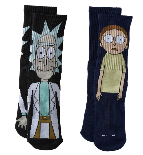 Rick And Morty Socks- 2 Pack