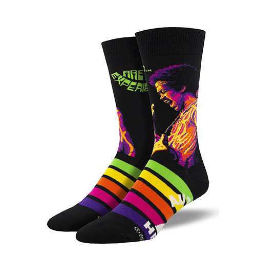 Jimi Hendrix Psychedelic Socks For Men