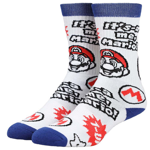 Super Mario Crew Socks