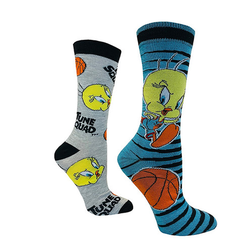 Space Jam Angry Tweety 2 Pack Socks