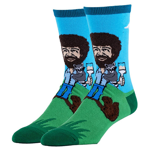 Let's Paint Bob Ross Socks For Women Let's Paint Bob Ross Socks For Women