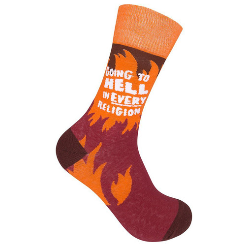 Going To Hell In Every Religion Socks