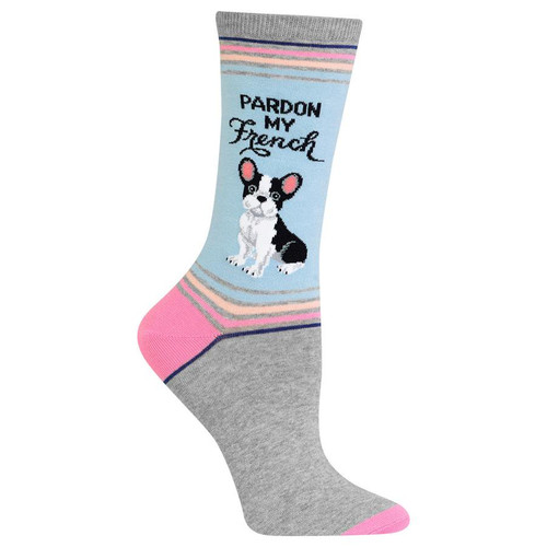 Pardon My French (Bulldog) Socks For Women