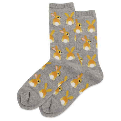 Bunny Tails Crew Socks For Womeni
