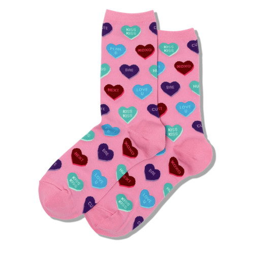 Sassy Candy Heart Socks For Women