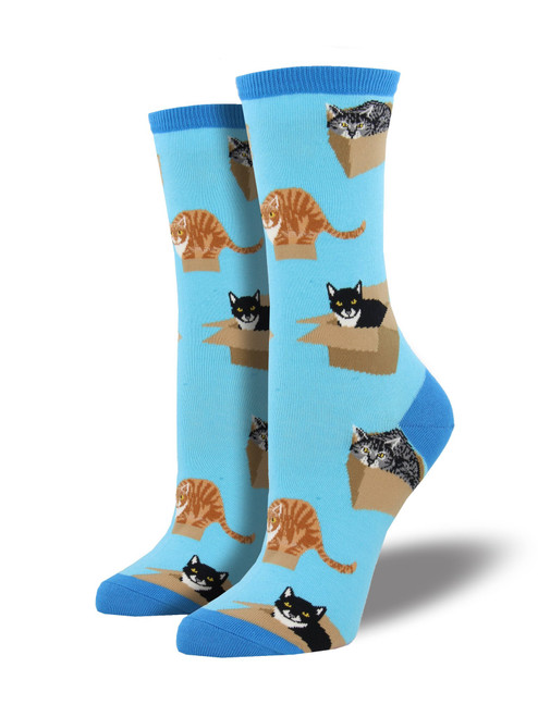 Cats In Boxes Socks For Women Cats In Boxes Socks For Women