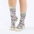 Floral Dachshund Socks For Women