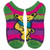 Grateful Dead Tie Dye 5 Pack Ankle Socks