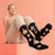 AI-generated styling image of Middle Finger Socks — on a model