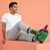 AI-generated styling image of They Call Me Gifted, It's My Gift To You Socks — on a model