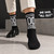 00 Fucks Given Socks For Women — On foot, women