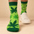 Weed Is Bad Said No One Important Socks — Front instep