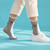 Leg Eater Shark Socks For Women — On foot, women